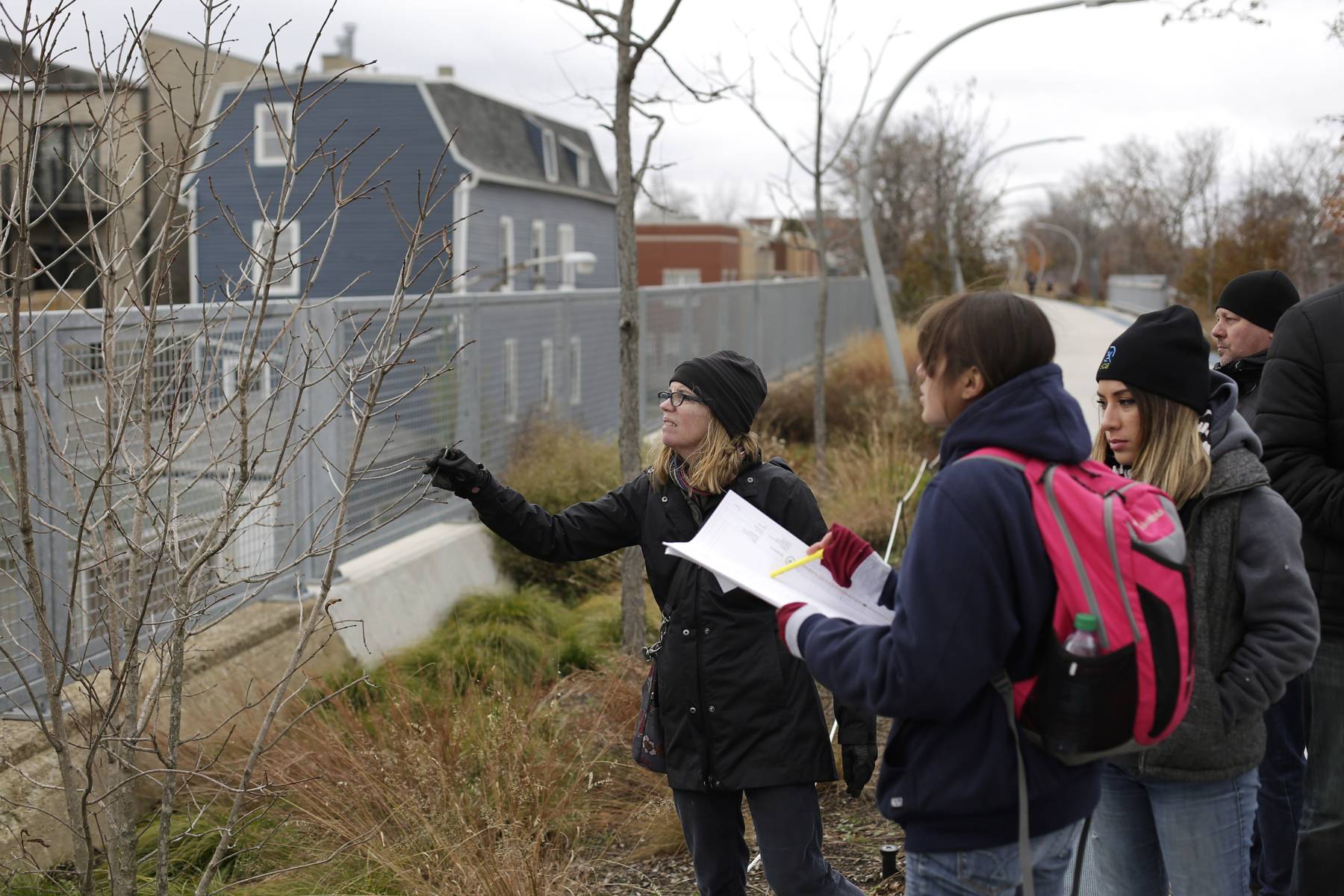 Chicago's 606 - volunteers collect phenology data along the trail