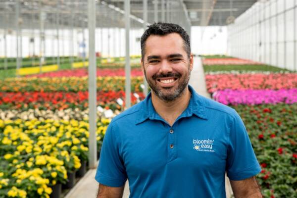 Pablo Costa oversees the Finished Plants Business Unit at Van Belle Nursery in Canada