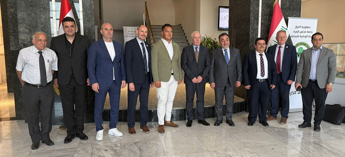 The AIPH inspection team with the National Investment Commission, Baghdad