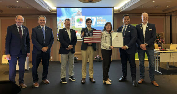 Expo 2031 Minnesota representatives with AIPH Board