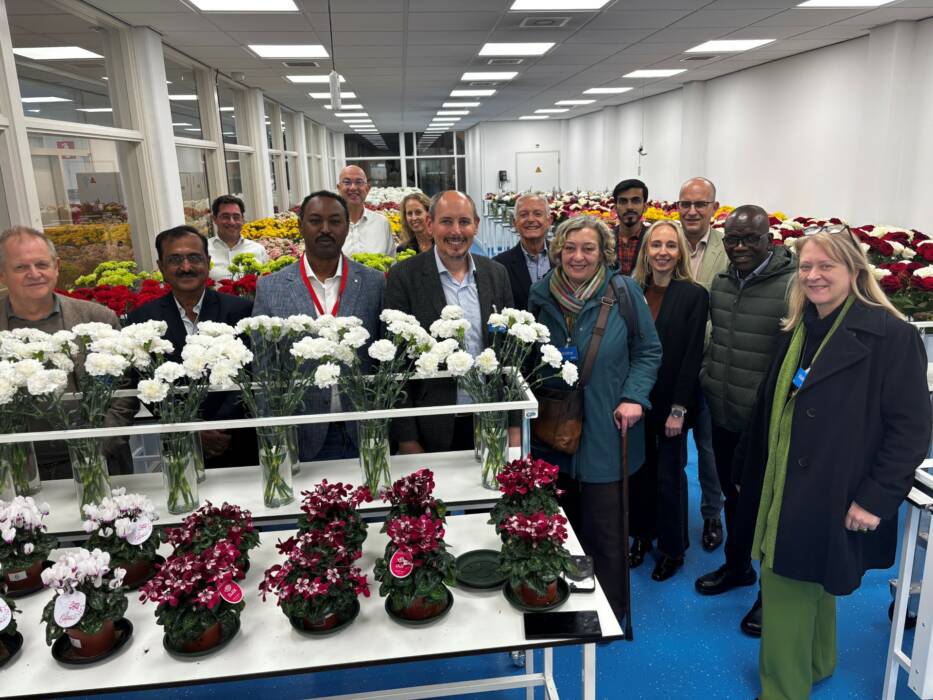 Senior presidents and CEOs from global cut flower industry associations gathered for a meeting at Chrysal International in the Netherlands.