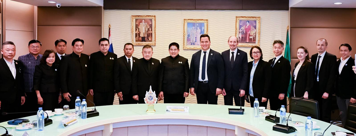 AIPH Site Inspection Team meets Thailand’s Deputy Prime Minister during the Korat Expo site inspection.
