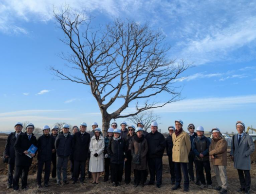 U.S. delegation visits planned site of GREEN×EXPO 2027 in Yokohama, Japan.
