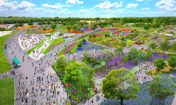 Colourful planted landscapes and visitor areas envisioned for GREEN×EXPO 2027 Yokohama