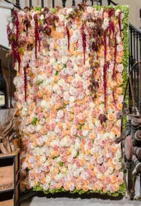 Wall of flowers