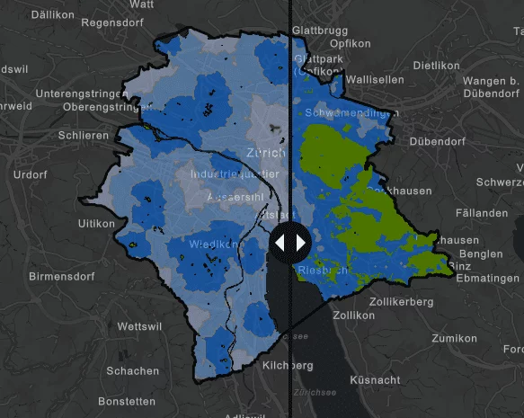Map of Zurich