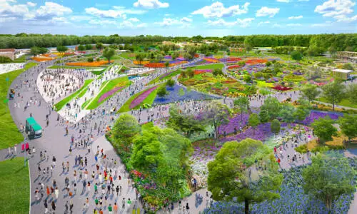 Colourful planted landscapes and visitor areas envisioned for GREEN×EXPO 2027 Yokohama